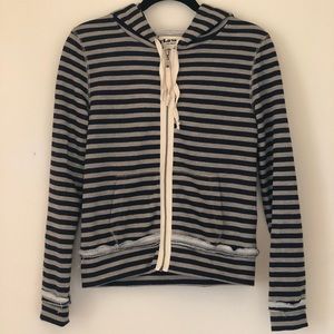 Claeson Metallic Striped Hoodie